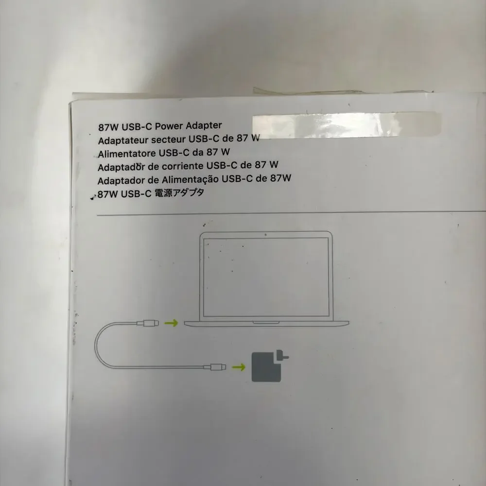 Apple 87W USB-C Power Adapter A1719 MNF82LL/A Genuine OEM Open Box